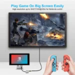 Adapter Type C na HDMI VGA PD USB3.0 4 u 1 sivi - Slika 4