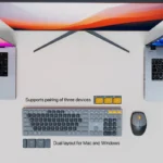 Combo mis tastatura wireless Fantech WK-895 plavi - Slika 5