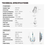 Combo set Gaming Fantech P51 Power 5u1 Space Edition - Slika 16