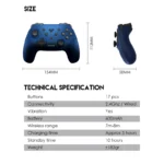 Joypad wireless Fantech WGP13 Shooter II plavi - Slika 10