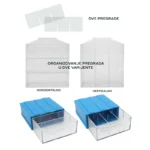 Klaser 1/1 sa 2 pregrade plavi - Slika 3