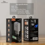 Kucni punjac KONFULON JK77 2.4A sa iPhone lightning kablom beli 1m - Slika 7