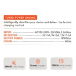 Kucni punjac LDNIO A1209Q QC3.0, 18W sa micro USB kablom beli - Slika 5