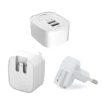 Kucni punjac LDNIO A201 2xUSB 2.4A Type C beli - Slika 3