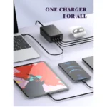 Kucni punjac LDNIO A4808Q SUPER FAST PPS 65W 2xPD 2xUSB crni - Slika 9