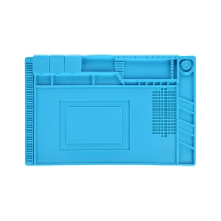 Silikonska radna podloga plava sa pregradama S-160 300mm x 450mm