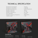 Slusalice Gaming Fantech HQ54 Mars II crne - Slika 6
