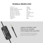 Slusalice Gaming Fantech MH86 Valor bele - Slika 11