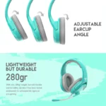 Slusalice Gaming Fantech MH86 Valor Mint Edition - Slika 6