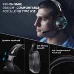 Slusalice Gaming Nubwo N11U LED USB crno plave - Slika 8