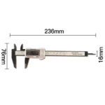 Subler digitalni sivi - Slika 4