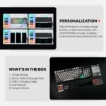 Tastatura Mehanicka Gaming Fantech MK914 RGB Atom PRO96 Wireless Saturn (blue switch) - Slika 9