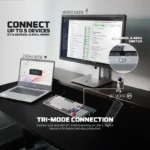 Tastatura Mehanicka Gaming Fantech MK916 RGB Maxfit AIR99 Wireless grey (brown switch) - Slika 5