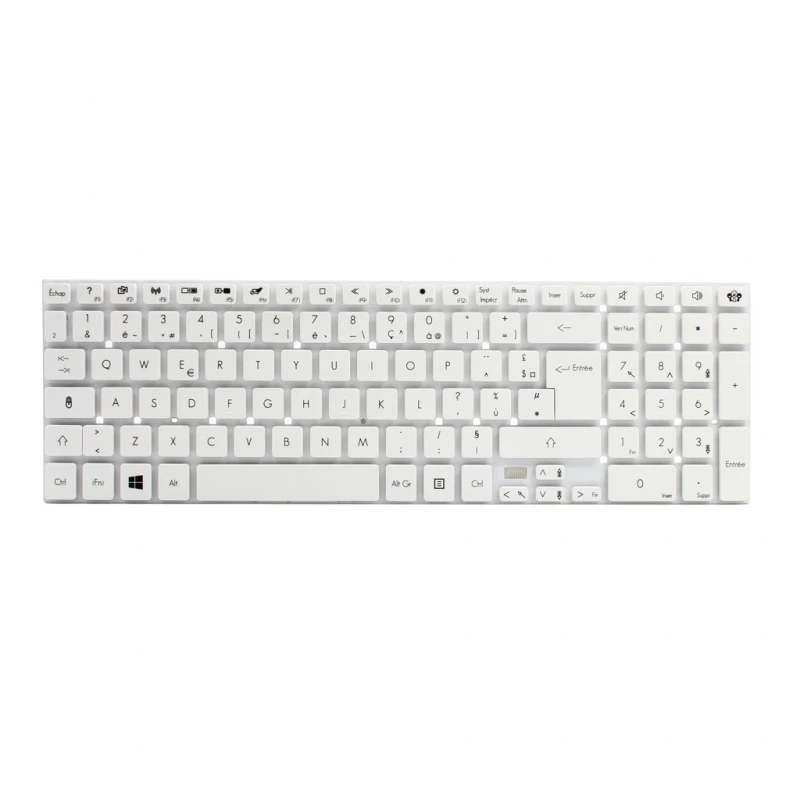 Tastatura za laptop Gateway NV52L NV55S NV57 bela Tastatura za laptop Gateway NV52L NV55S NV57 bela