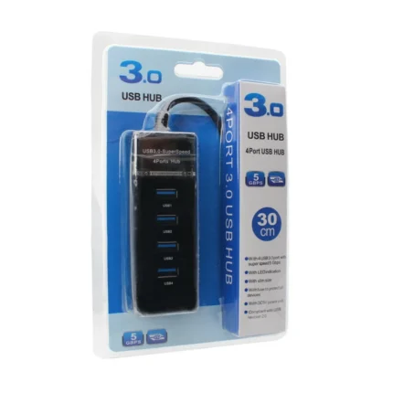 USB 3.0 HUB 4 porta JWD-U36 crni
