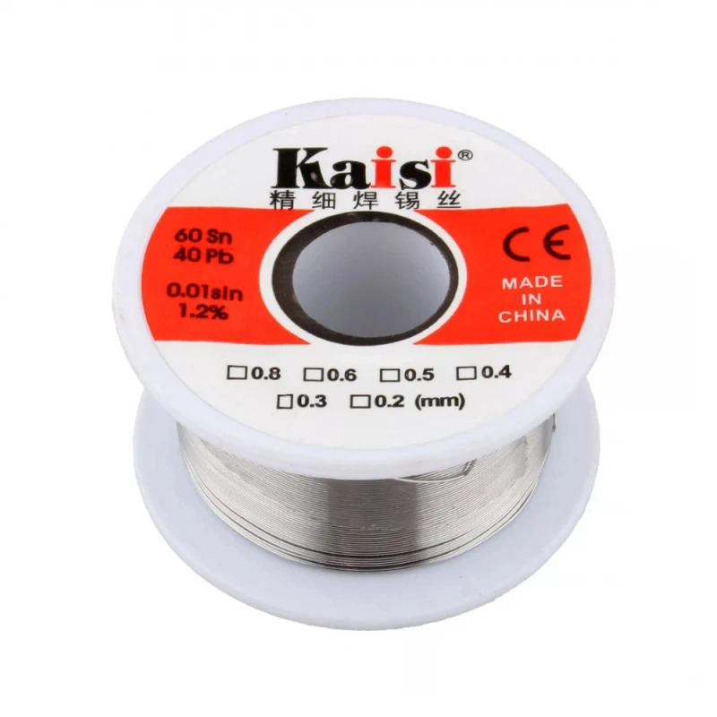 Kalaj zica Kaisi 0.5mm/Sn60%/Pb40%/Flux (fluks) 1.2% Kalaj zica Kaisi 0.5mm/Sn60%/Pb40%/Flux (fluks) 1.2%