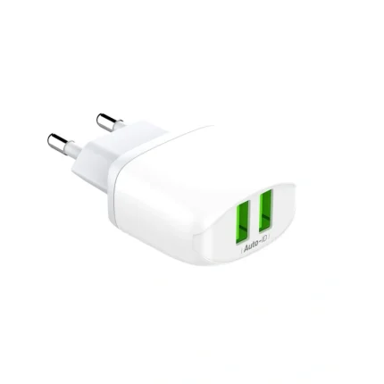 Kucni punjac LDNIO A2219 2xUSB 5V 2.4A 12W sa micro USB kablom beli