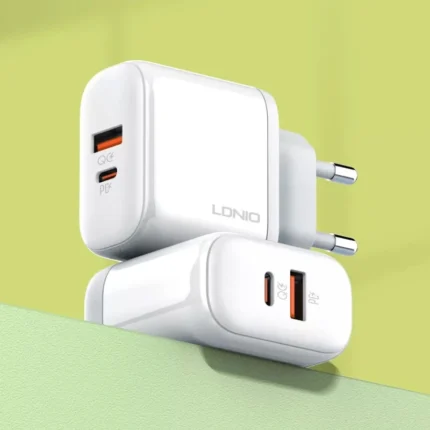 Kucni punjac LDNIO A2526C PD, QC4+, QC3.0, PPS 45W Type C na Lightning