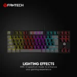Tastatura Mehanicka Gaming Fantech MK876 RGB Atom TKL crna (Blue switch)