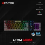 Tastatura Mehanicka Gaming Fantech MK886 RGB Atom crna (Blue switch)