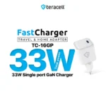 Kucni punjac Teracell Evolution TC-16GP, GaN, PD 3.0, 30W beli CE