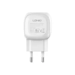 Kucni punjac LDNIO A1206C, PD 3.0, 27W, PPS, sa Type C na Type C kablom beli