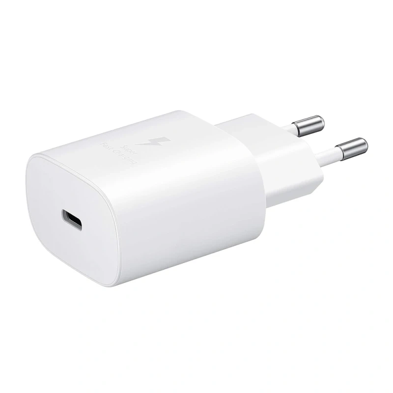 Samsung kucni punjac PD 3A 25W Type C bez kabla beli BULK (EP-TA800NWE) Samsung kucni punjac PD 3A 25W Type C bez kabla beli BULK (EP-TA800NWE)