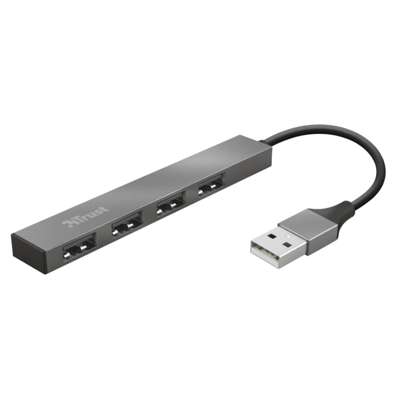 Adapter TRUST Halyx USB hub sa 4xUSB porta sivi Adapter TRUST Halyx USB hub sa 4xUSB porta sivi
