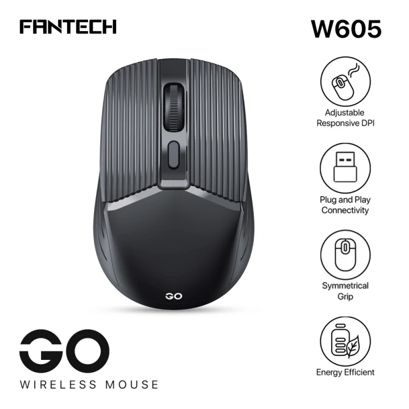 Mis Wireless Fantech W605 GO crni Mis Wireless Fantech W605 GO crni