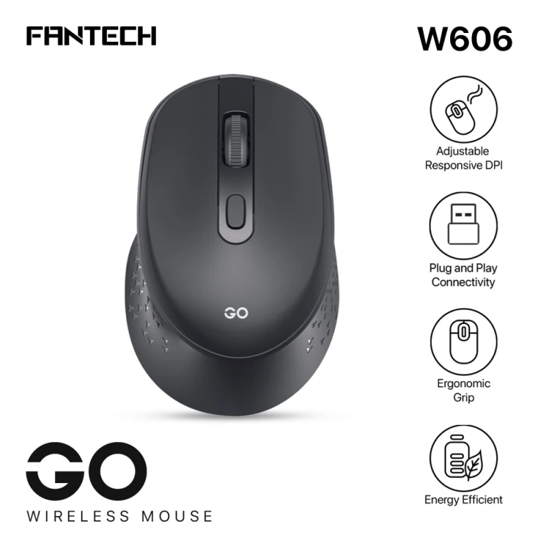 Mis Wireless Fantech W606 GO crni Mis Wireless Fantech W606 GO crni