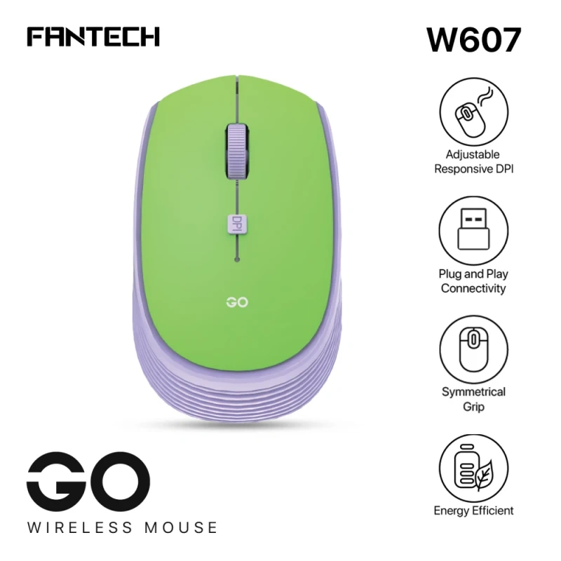 Mis Wireless Fantech W607 GO zeleni Mis Wireless Fantech W607 GO zeleni