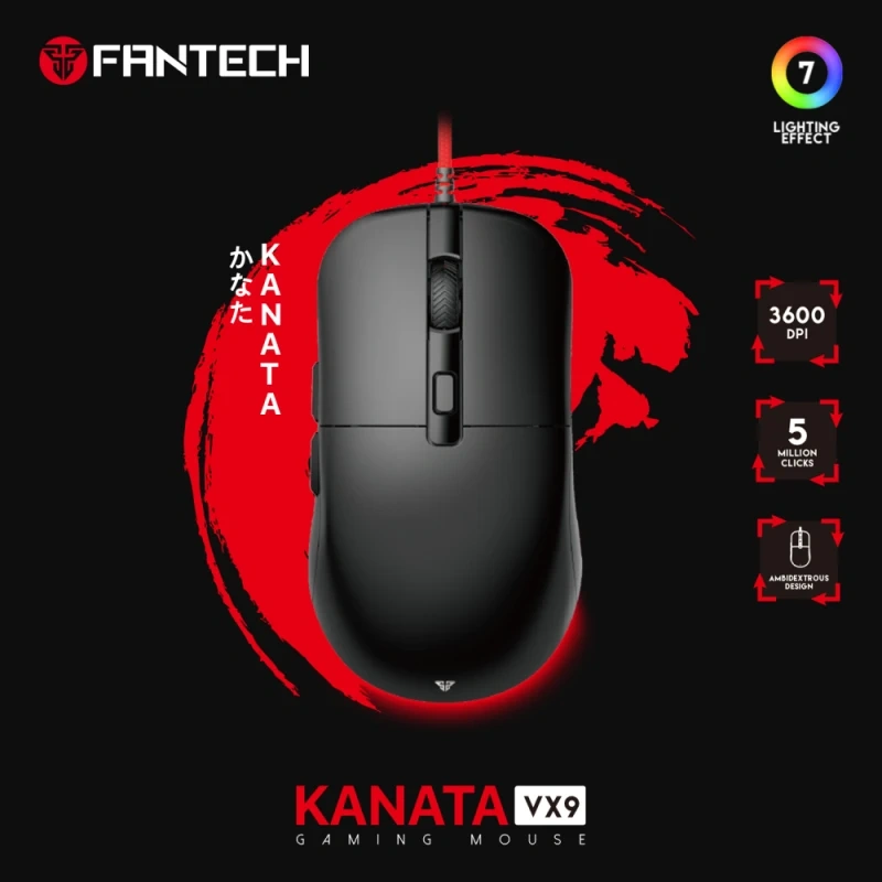 Mis Gaming Fantech VX9 Kanata crni Mis Gaming Fantech VX9 Kanata crni