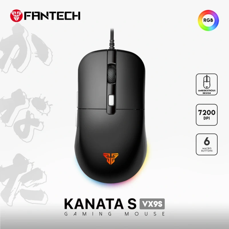 Mis Gaming Fantech VX9S Kanata S crni Mis Gaming Fantech VX9S Kanata S crni