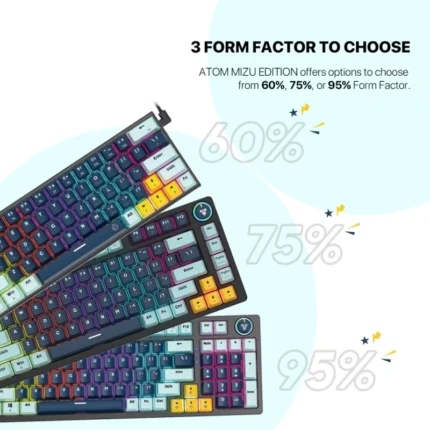 Tastatura Mehanicka Gaming Fantech MK874 RGB Atom 63 Navy (Blue switch)