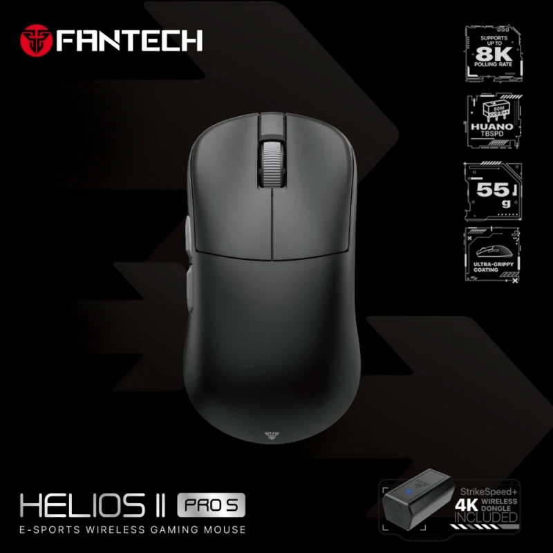 Mis Wireless Gaming Fantech XD3 (V3) PRO 8K Helios II crni sa ACM03 (dongle) Mis Wireless Gaming Fantech XD3 (V3) PRO 8K Helios II crni sa ACM03 (dongle)