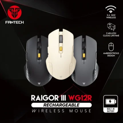 Mis Wireless Fantech WG12R raigor III beli