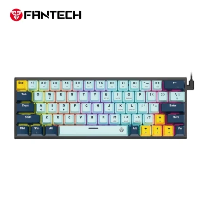 Tastatura Mehanicka Gaming Fantech MK874 RGB Atom 63 SkyBlue (Blue switch)