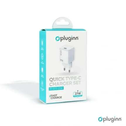 Kucni punjac Pluginn PI-D73-27w, PD 3.0, PPS, 27W beli CE