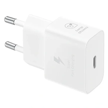 Samsung kucni punjac (USB Type-C) 3A 25W sa kablom beli (EP-T2510-NBE)