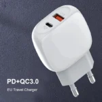 Kucni punjac LDNIO A2313C, PD QC3.0, 18W, sa Type C kablom beli