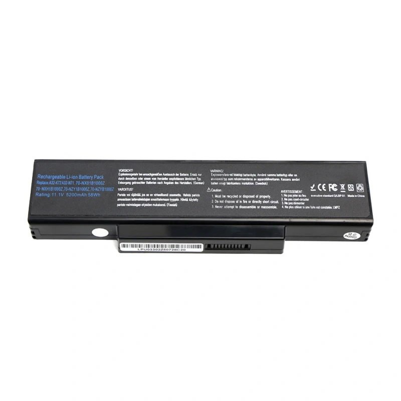 Baterija za laptop Asus N71 K72 11.1V 5200mAh Baterija za laptop Asus N71 K72 11.1V 5200mAh