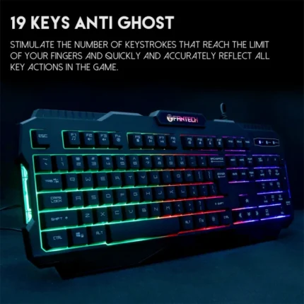Tastatura Gaming Fantech K511 Hunter Pro crna