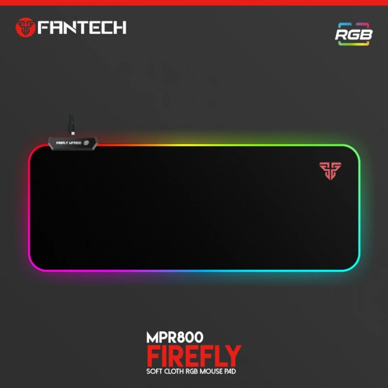 Podloga za mis Fantech RGB Firefly MPR800S crna Podloga za mis Fantech RGB Firefly MPR800S crna