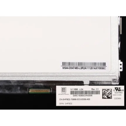 LCD Panel 11.6" (N116B6 L04) 1366x768 slim LED 40 pin kacenje levo-desno