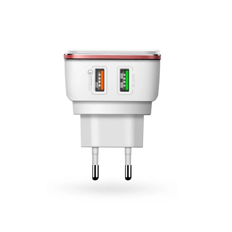 Kucni punjac LDNIO A2405Q Quick Charger 3.0 USB 30W sa iPhone lightning kablom beli Kucni punjac LDNIO A2405Q Quick Charger 3.0 USB 30W sa iPhone lightning kablom beli
