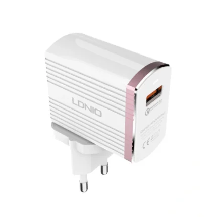 Kucni punjac LDNIO A1302Q Quick Charge 3.0 2.4A sa micro USB kablom beli