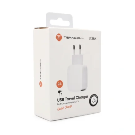 Kucni punjac Teracell Ultra Fast LP04 QC 2A sa micro USB kablom beli