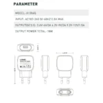 Kucni punjac LDNIO A1306Q QC3.0 sa iPhone lightning kablom
