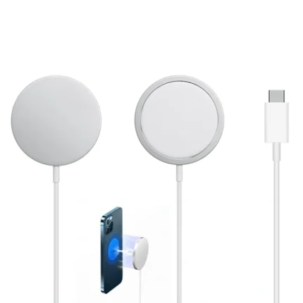 Wireless punjač iPhone 12 magnetic 15W beli