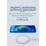 Wireless punjač iPhone 12 magnetic 15W beli